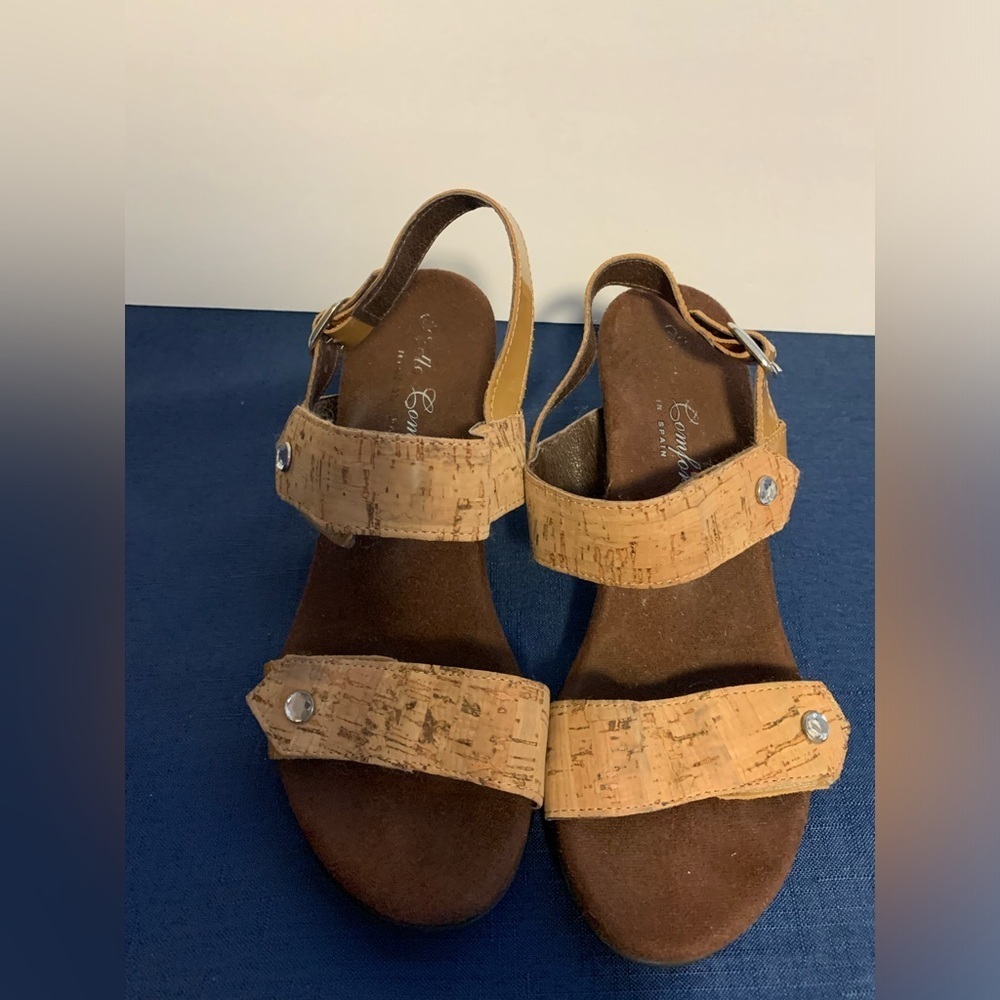 Helle Comfort Heeled Shoes Sandals Size 6